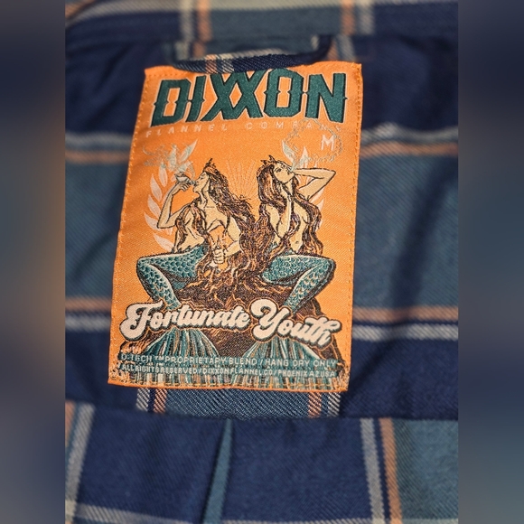 NWT DIXXON Fortunate Youth Womens MD flannel. - Picture 6 of 7